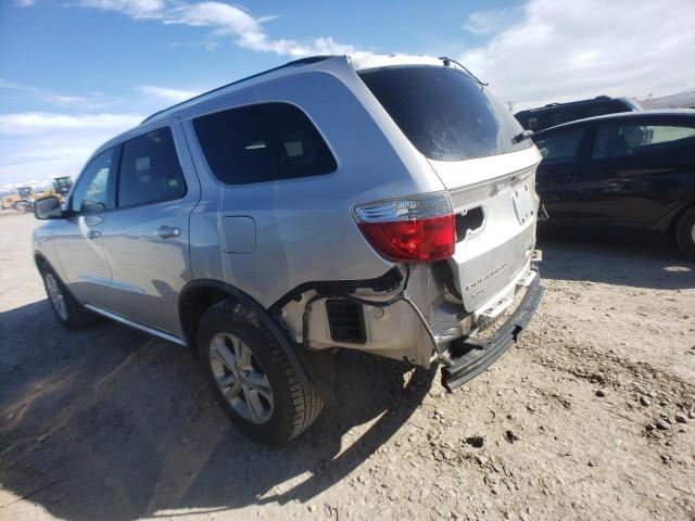 1D4RE4GG0BC660465 - 2011 DODGE DURANGO CREW SILVER photo 2