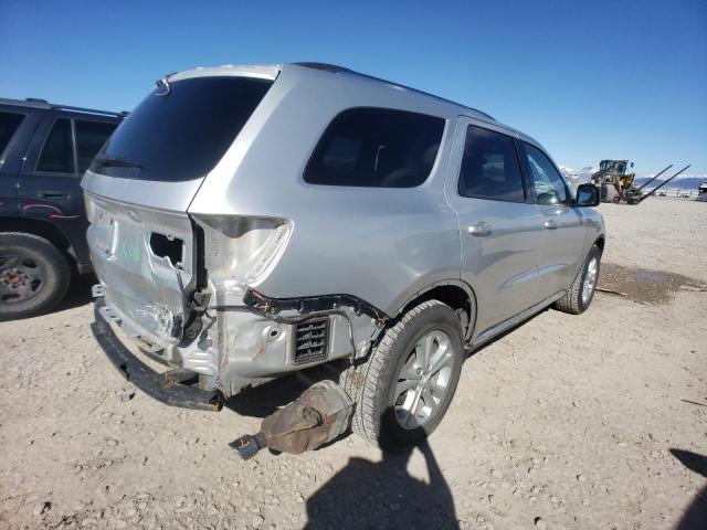 1D4RE4GG0BC660465 - 2011 DODGE DURANGO CREW SILVER photo 3