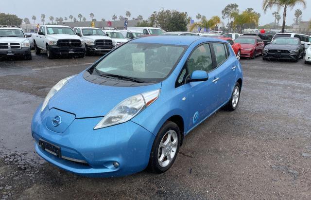 JN1AZ0CP2BT001044 - 2011 NISSAN LEAF SV BLUE photo 2