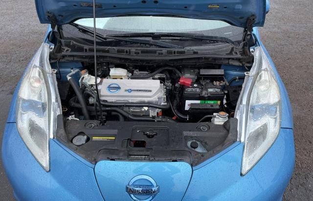 JN1AZ0CP2BT001044 - 2011 NISSAN LEAF SV BLUE photo 7