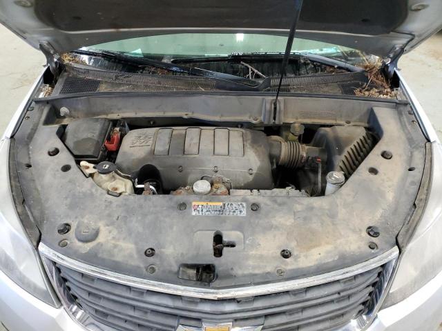 1GNKVFKD9DJ163766 - 2013 CHEVROLET TRAVERSE LS SILVER photo 12