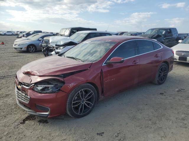 1G1ZD5ST4JF247612 - 2018 CHEVROLET MALIBU LT RED photo 1