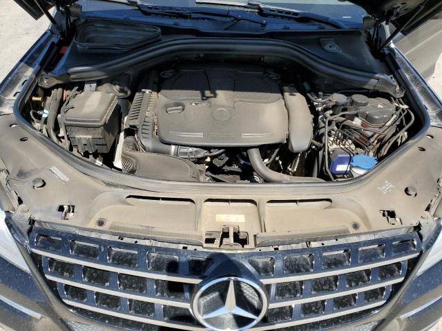 4JGDA5HB6FA473689 - 2015 MERCEDES-BENZ ML 350 4MATIC BLACK photo 11