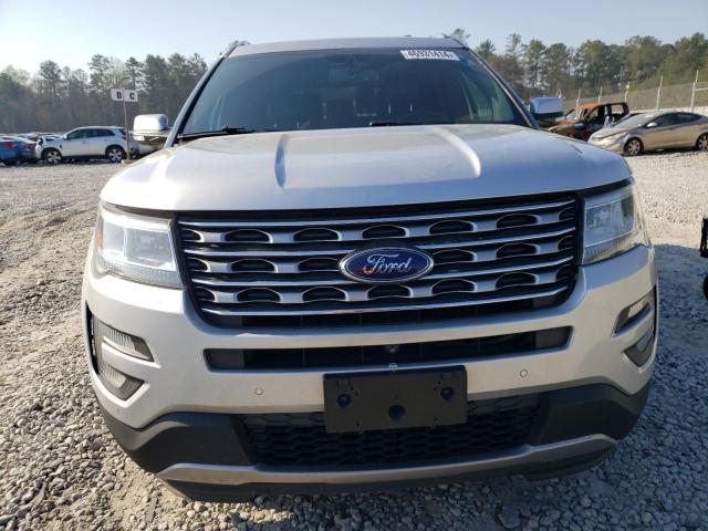 1FM5K8FH6HGB57607 - 2017 FORD EXPLORER LIMITED SILVER photo 5