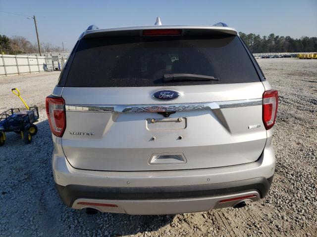 1FM5K8FH6HGB57607 - 2017 FORD EXPLORER LIMITED SILVER photo 6