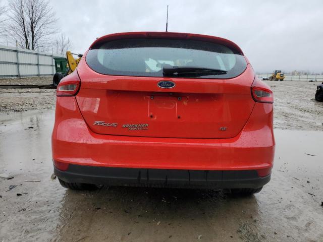 1FADP3K26HL225178 - 2017 FORD FOCUS SE RED photo 6