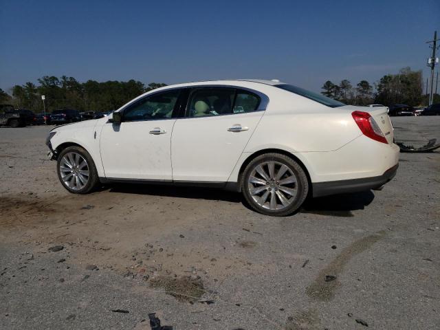 1LNHL9FT5DG603695 - 2013 LINCOLN MKS WHITE photo 2