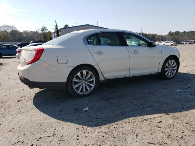 1LNHL9FT5DG603695 - 2013 LINCOLN MKS WHITE photo 3