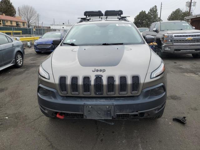 1C4PJMBS9HW584747 - 2017 JEEP CHEROKEE TRAILHAWK თაფლისფერი ფოტო 5