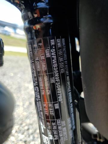 5VPWB36N9F3040790 - 2015 VICTORY MOTORCYCLES HIGH-BALL BLACK photo 9