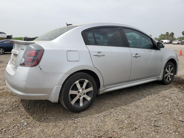 3N1AB6AP8CL741195 - 2012 NISSAN SENTRA 2.0 SILVER photo 3