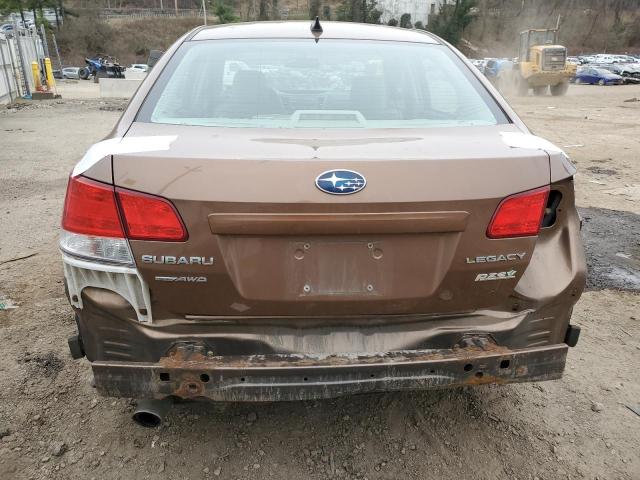 4S3BMBK6XB3263219 - 2011 SUBARU LEGACY 2.5I LIMITED BROWN photo 6