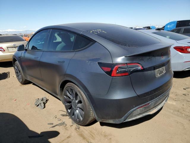 7SAYGDEF8NF367761 - 2022 TESLA MODEL Y GRAY photo 2