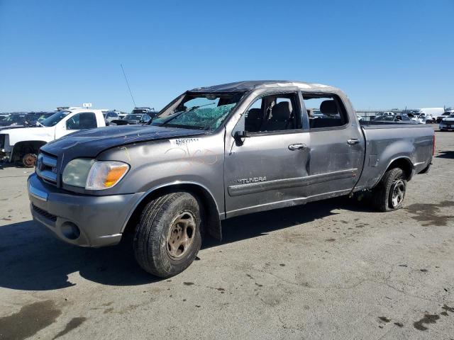 5TBET34126S530387 - 2006 TOYOTA TUNDRA DOUBLE CAB SR5 GRAY photo 1