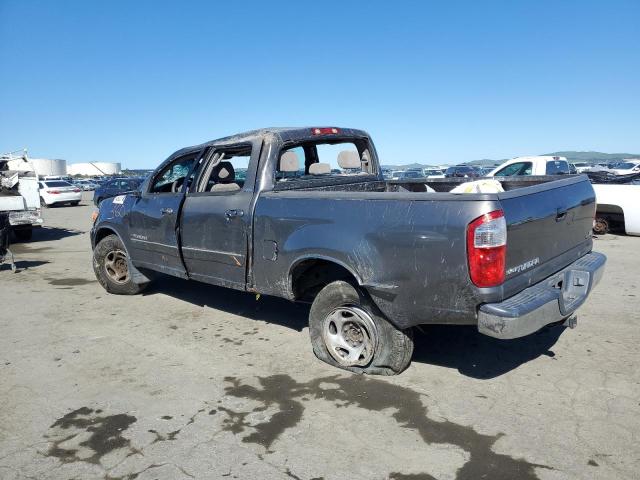 5TBET34126S530387 - 2006 TOYOTA TUNDRA DOUBLE CAB SR5 GRAY photo 2