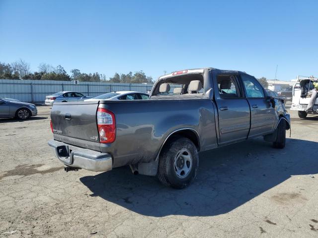 5TBET34126S530387 - 2006 TOYOTA TUNDRA DOUBLE CAB SR5 GRAY photo 3