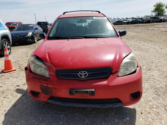 2T1KR32EX6C587394 - 2006 TOYOTA COROLLA MA XR RED photo 5
