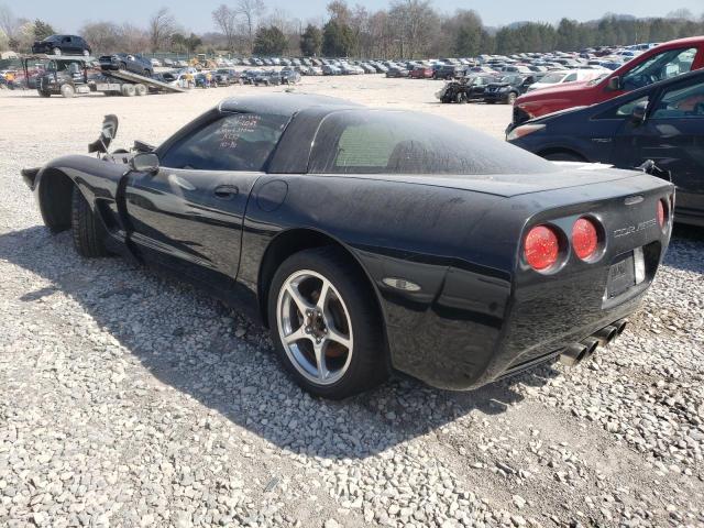 1G1YY22G535121995 - 2003 CHEVROLET CORVETTE BLACK photo 2