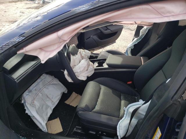 5YJSA1E63MF455425 - 2021 TESLA MODEL S Mavi foto 7