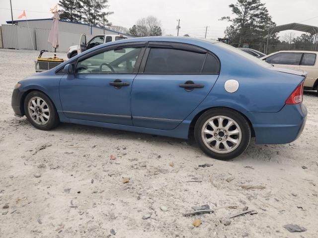 1HGFA16548L062349 - 2008 HONDA CIVIC LX BLUE photo 2