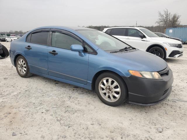 1HGFA16548L062349 - 2008 HONDA CIVIC LX BLUE photo 4