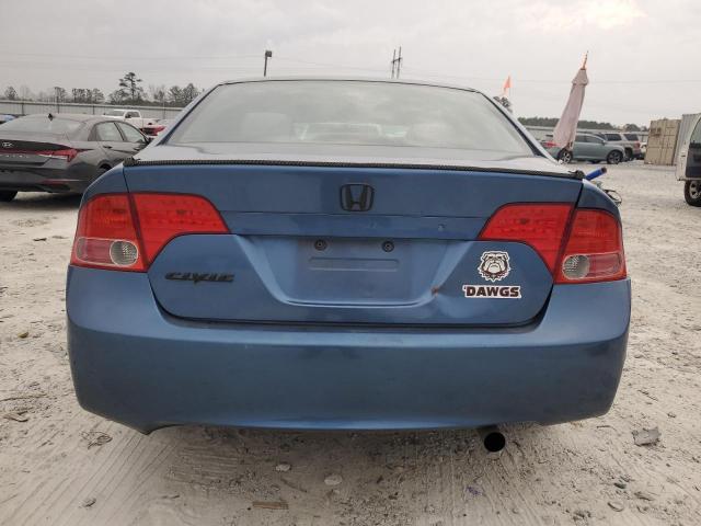 1HGFA16548L062349 - 2008 HONDA CIVIC LX BLUE photo 6