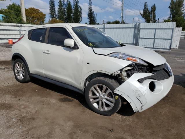 JN8AF5MR1BT013953 - 2011 NISSAN JUKE S WHITE photo 4