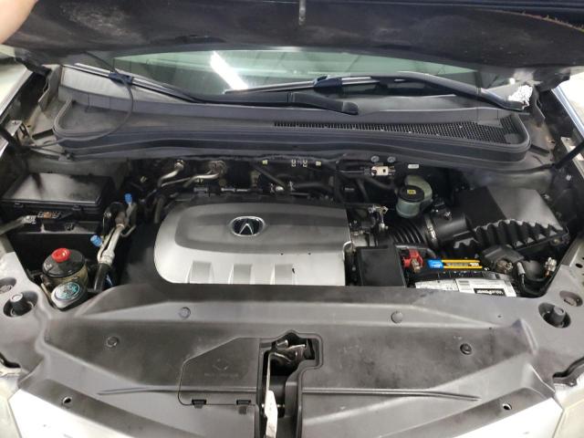 2HNYD2H65BH530923 - 2011 ACURA MDX TECHNOLOGY GRAY photo 12