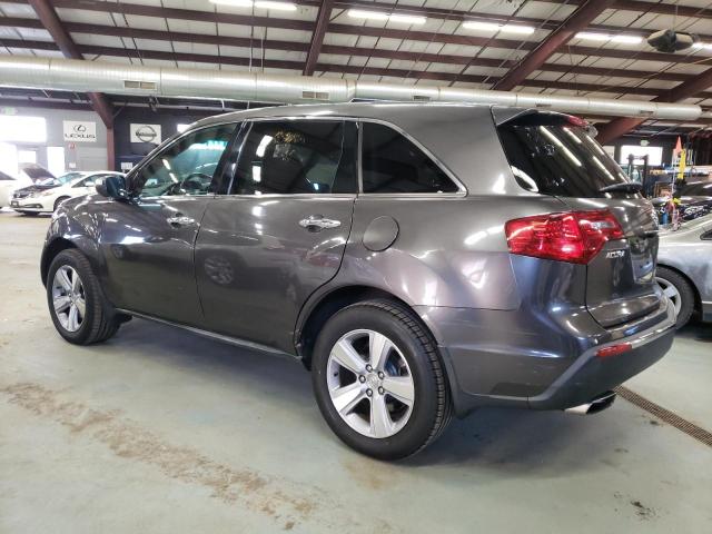 2HNYD2H65BH530923 - 2011 ACURA MDX TECHNOLOGY GRAY photo 2