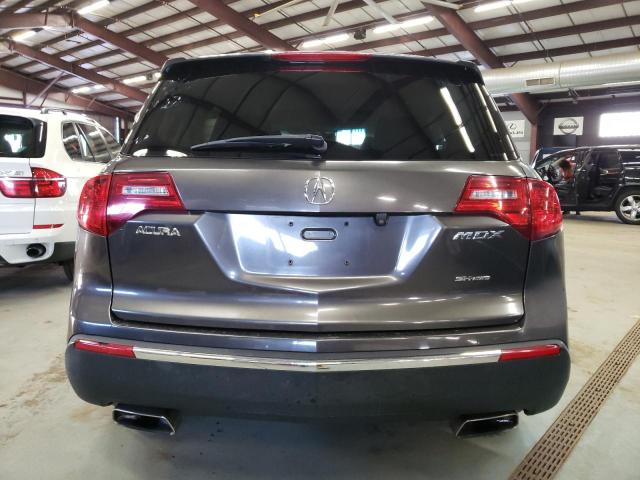 2HNYD2H65BH530923 - 2011 ACURA MDX TECHNOLOGY GRAY photo 6