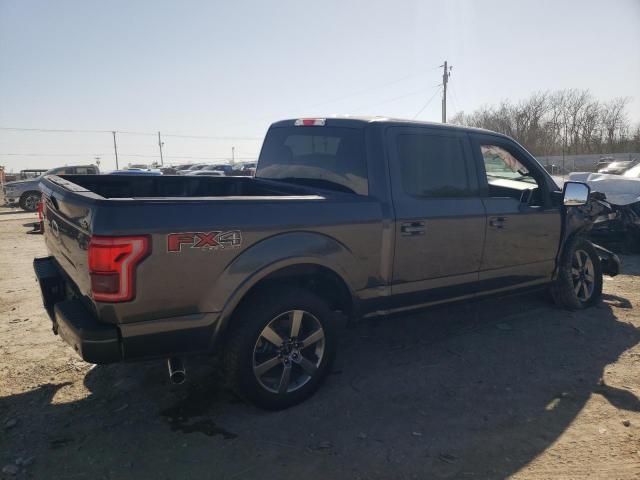 1FTEW1EF9HKC42969 - 2017 FORD F150 SUPERCREW GRAY photo 3