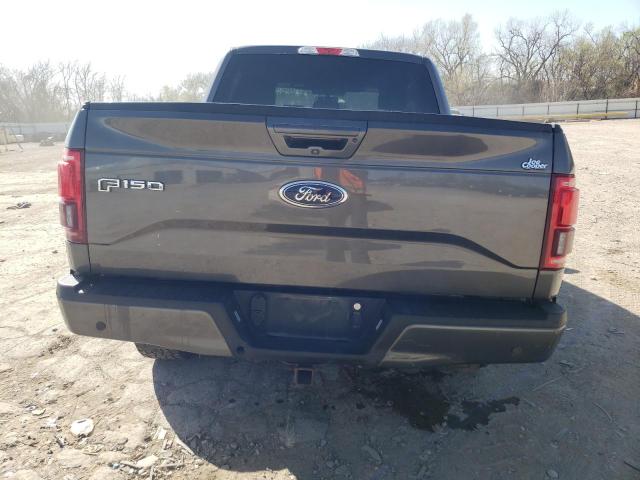 1FTEW1EF9HKC42969 - 2017 FORD F150 SUPERCREW GRAY photo 6