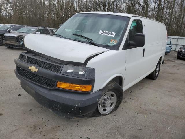 1GCWGAFG6K1338614 - 2019 CHEVROLET EXPRESS G2 WHITE photo 1