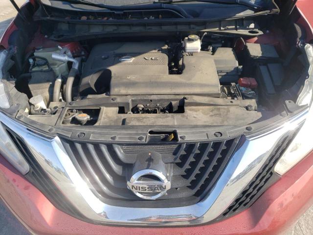 5N1AZ2MH4HN120223 - 2017 NISSAN MURANO S RED photo 11