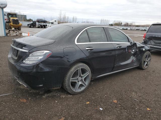 55SWF4KB5GU156656 - 2016 MERCEDES-BENZ C 300 4MATIC BLACK photo 3