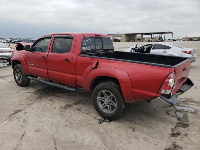 5TFKU4HN2DX003483 - 2013 TOYOTA TACOMA DOUBLE CAB PRERUNNER LONG BED RED photo 2