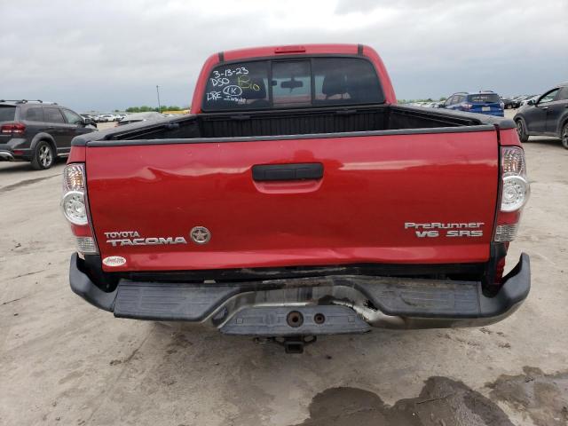 5TFKU4HN2DX003483 - 2013 TOYOTA TACOMA DOUBLE CAB PRERUNNER LONG BED RED photo 6
