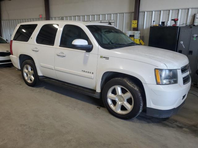 1GNFK13549R116285 - 2009 CHEVROLET TAHOE HYBRID WHITE photo 4