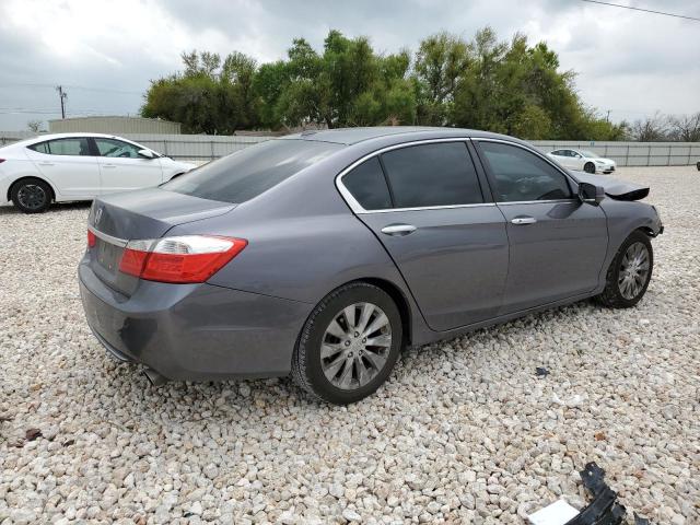 1HGCR2F80EA070936 - 2014 HONDA ACCORD EXL GRAY photo 3