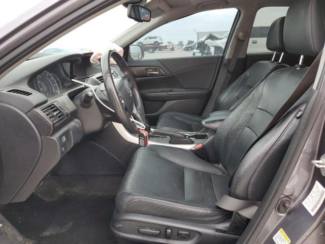 1HGCR2F80EA070936 - 2014 HONDA ACCORD EXL GRAY photo 7