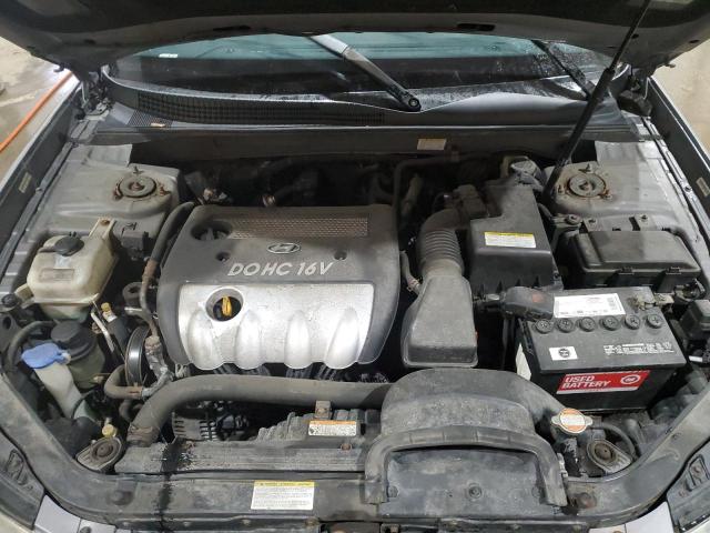 5NPET46C78H341965 - 2008 HYUNDAI SONATA GLS SILVER photo 11