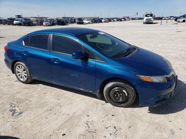 2HGFB2F95CH541441 - 2012 HONDA CIVIC EXL ლურჯი ფოტო 4