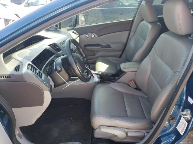 2HGFB2F95CH541441 - 2012 HONDA CIVIC EXL ლურჯი ფოტო 7