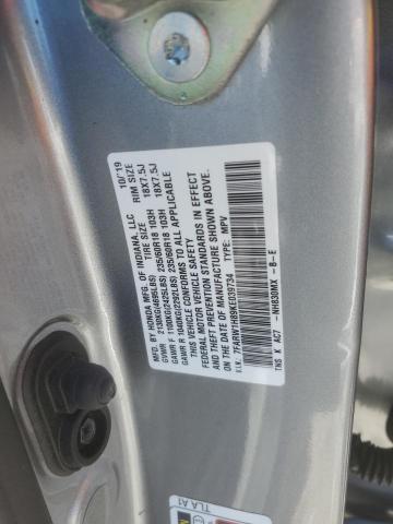 7FARW1H89KE039734 - 2019 HONDA CR-V EXL 银色 照片 13