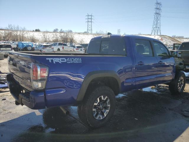 3TMDZ5BN8NM133638 - 2022 TOYOTA TACOMA DOUBLE CAB BLUE photo 3