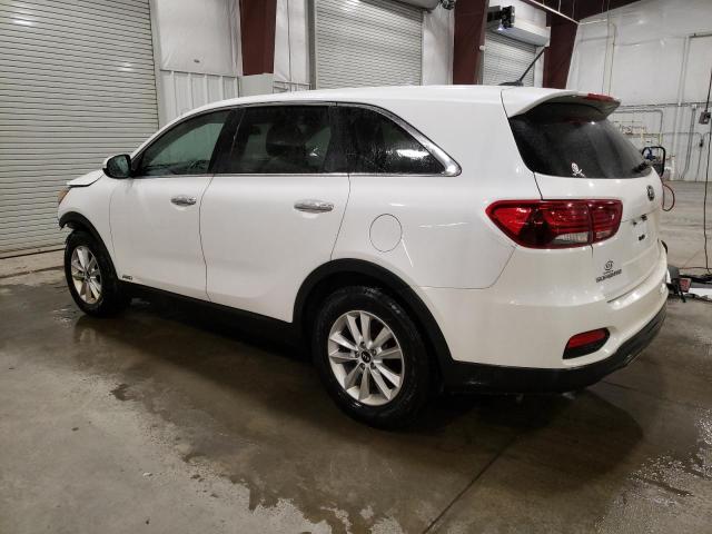 5XYPGDA37KG447450 - 2019 KIA SORENTO L WHITE photo 2