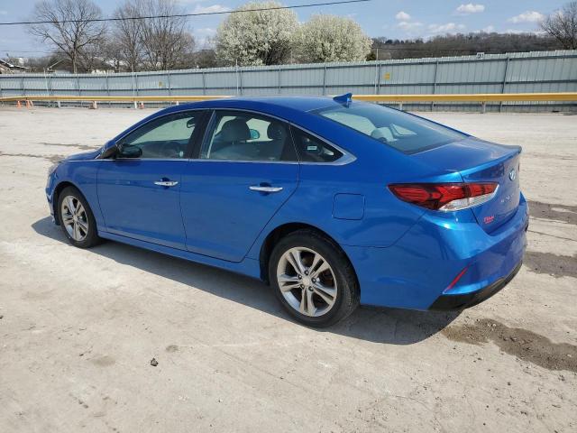 5NPE34AF9KH738151 - 2019 HYUNDAI SONATA LIMITED BLUE photo 2