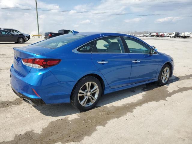 5NPE34AF9KH738151 - 2019 HYUNDAI SONATA LIMITED BLUE photo 3