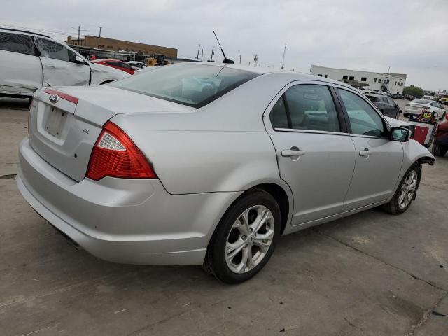 3FAHP0HA7CR395705 - 2012 FORD FUSION SE SILVER photo 3