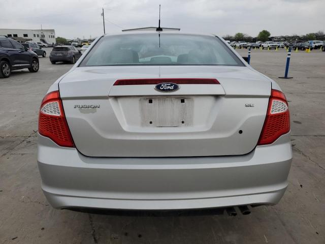 3FAHP0HA7CR395705 - 2012 FORD FUSION SE SILVER photo 6